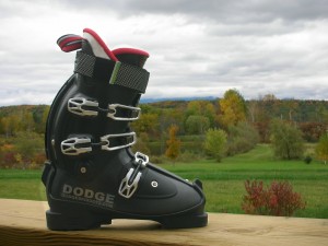 The Dodge Ski Boot is ready for winter, but Mt. Mansfield isn't quite ready