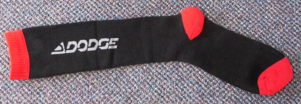 Black ski sock